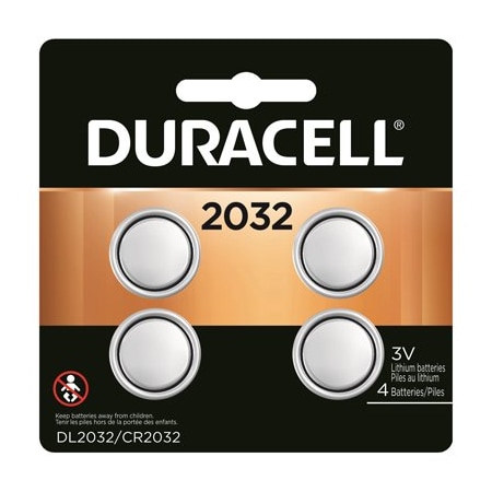Duracell DURA4PK 3V 2032 Battery 66391